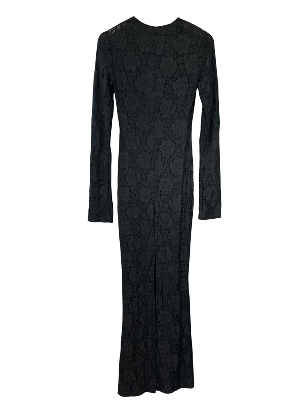 NWT Peppermayo Astoria Long Sleeve Lace Maxi Dress Black - Picture 7 of 14